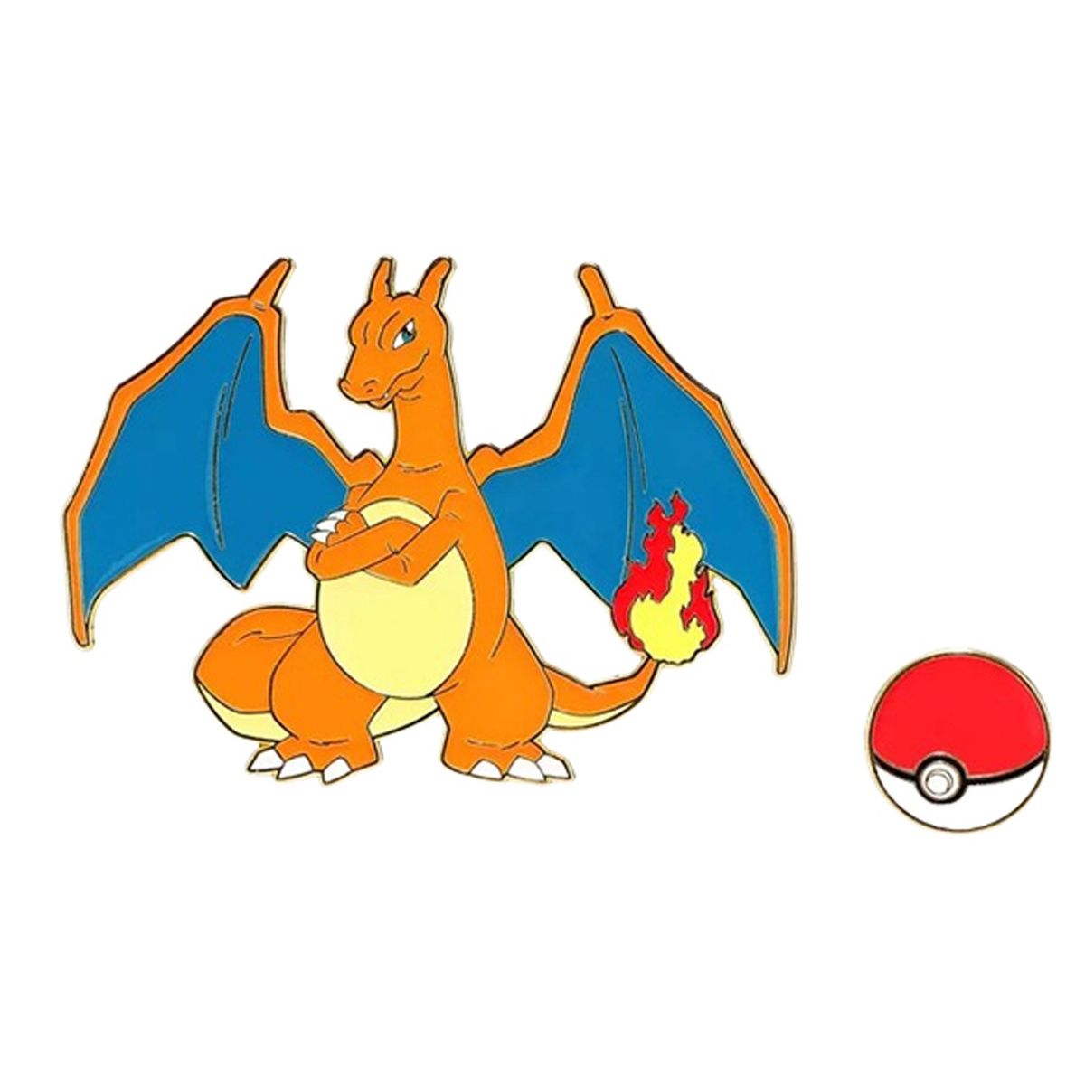 POKEMON - Pokemon Charizard And Pokebal Pin Set