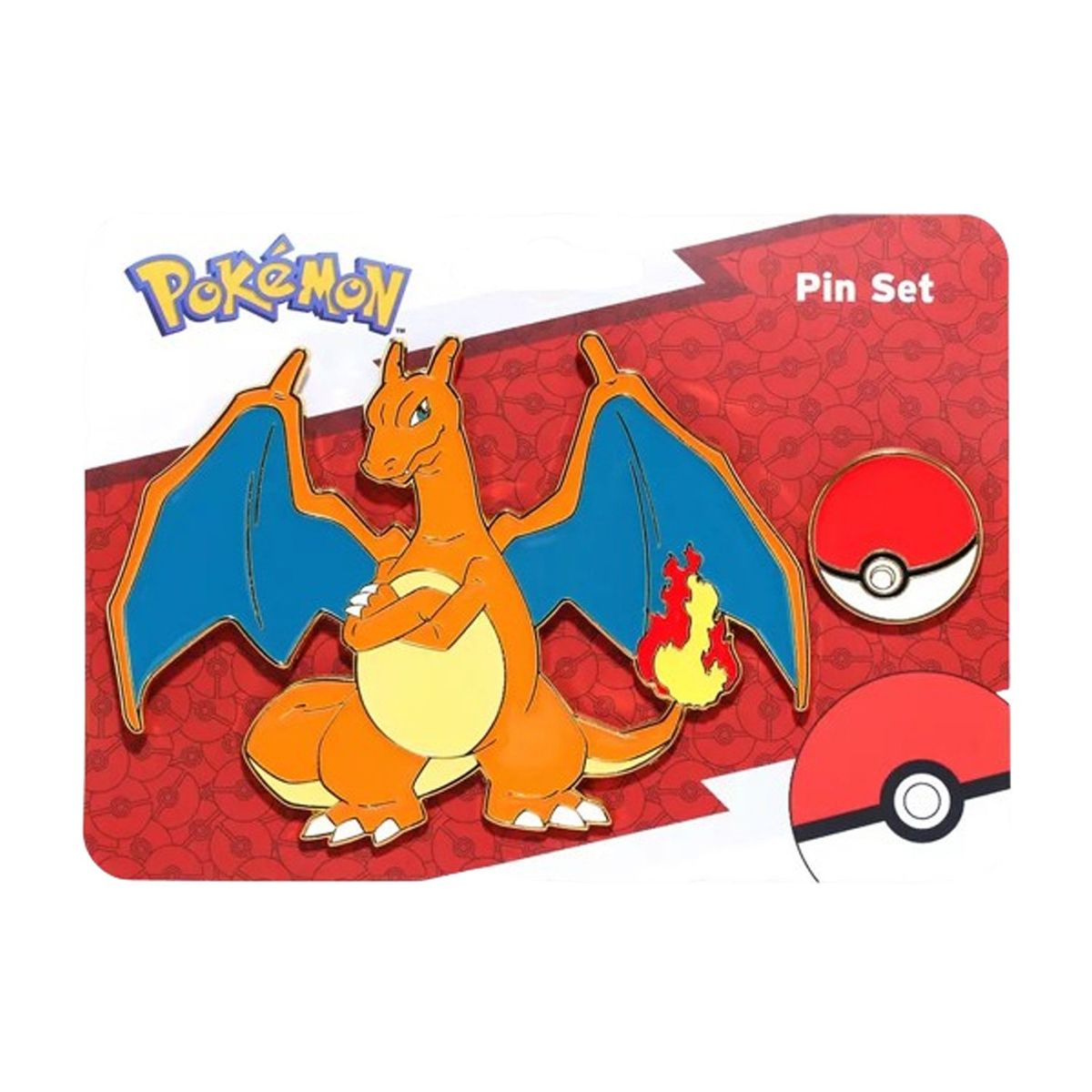 POKEMON - Pokemon Charizard And Pokebal Pin Set