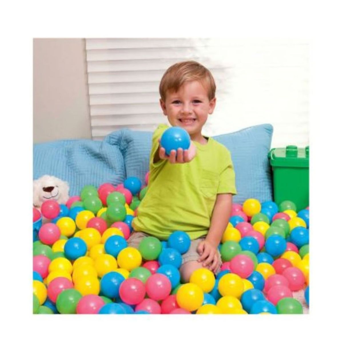 BESTWAY - Pack de 100 Pelotas Bestway Multicolores