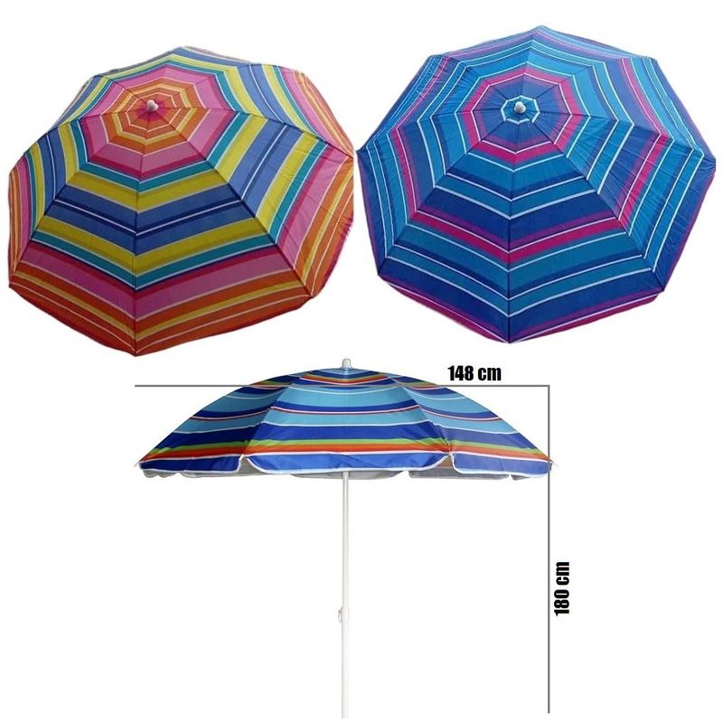 GENERICO - Sombrillas para playa o piscina 145cm diámetro