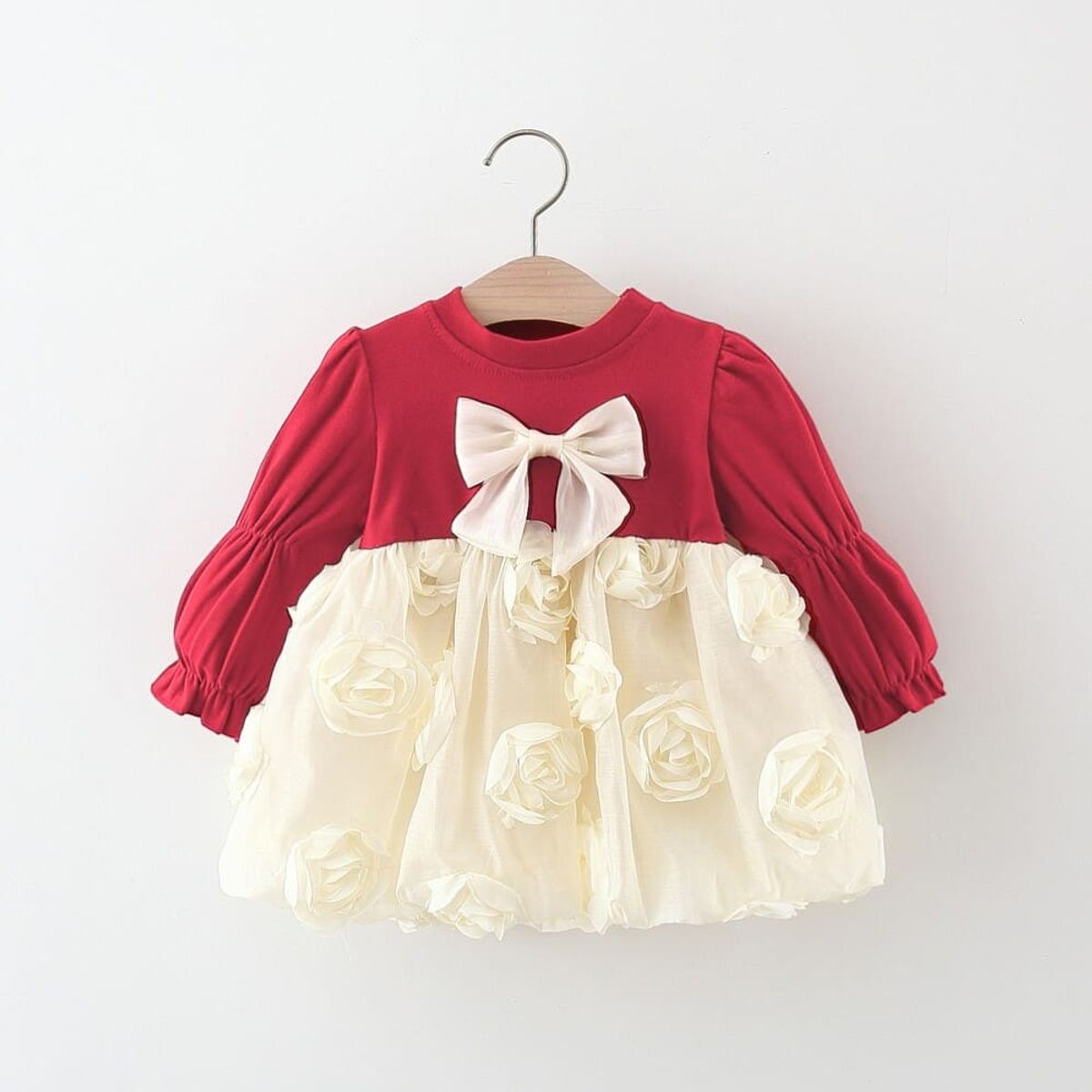 GENERICO - VESTIDOS PARA BEBE MANGA LARGA