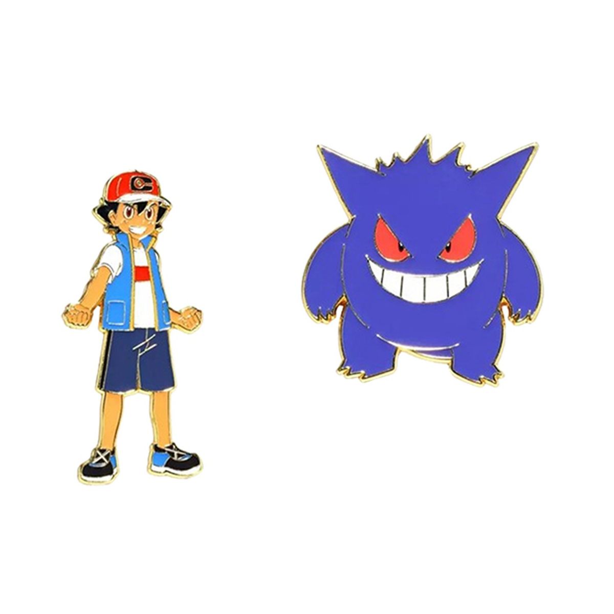 POKEMON - POKEMON ASH AND PIKACHU ENAMEL PIN SET
