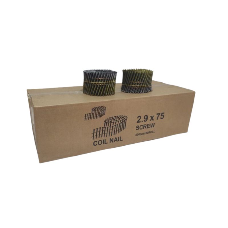 GENERICO - Clavo en rollo 3" (2.9mm x 75mm) Caja x 4500 und.