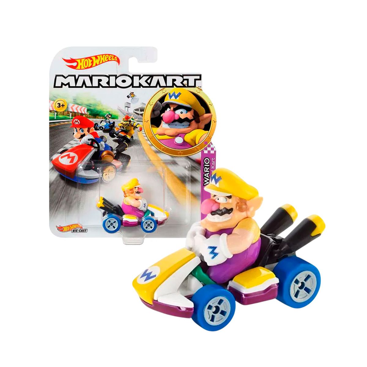 HOT WHEELS - Hot Wheels Mario Kart Wario Modelo B