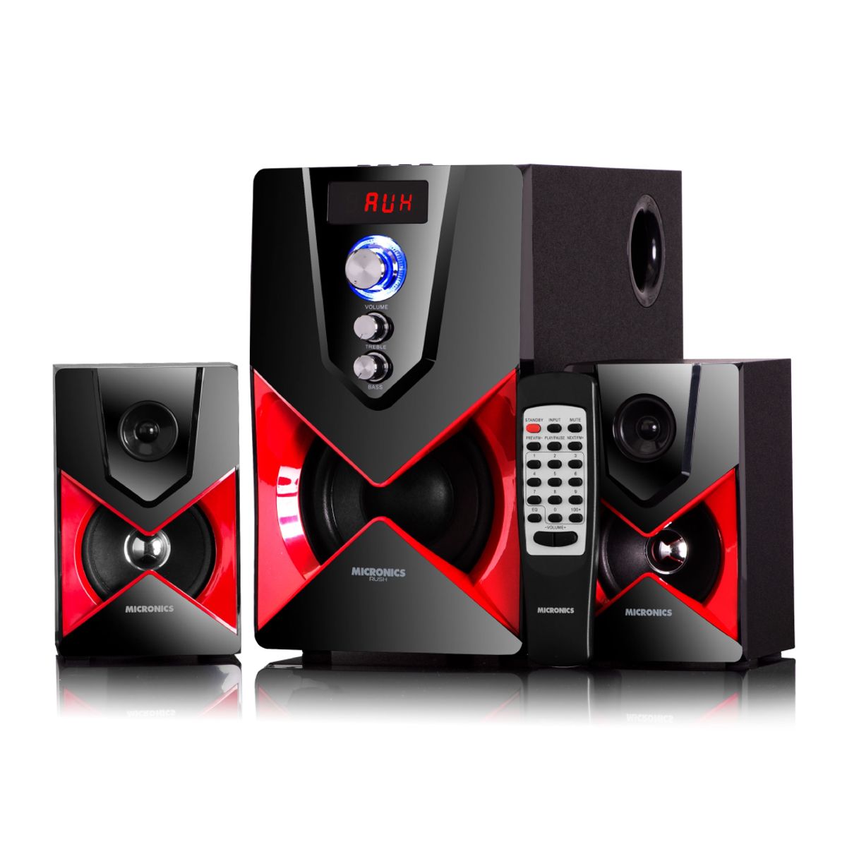 MICRONICS - Parlante 2.1 Micronics Rush MIC S7512BT Bluetooth