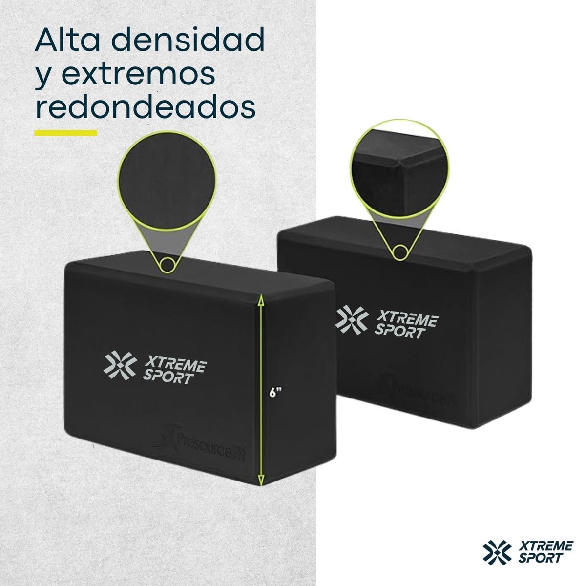 XTREME SPORT - Mat de Yoga Grueso 15mm + Bloque de Yoga y Pilates