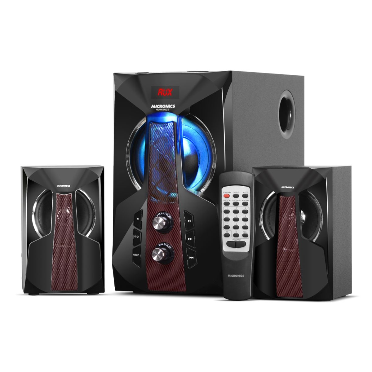 MICRONICS - Parlante 2.1 Micronics Romance - MIC S7062BT Bluetooth