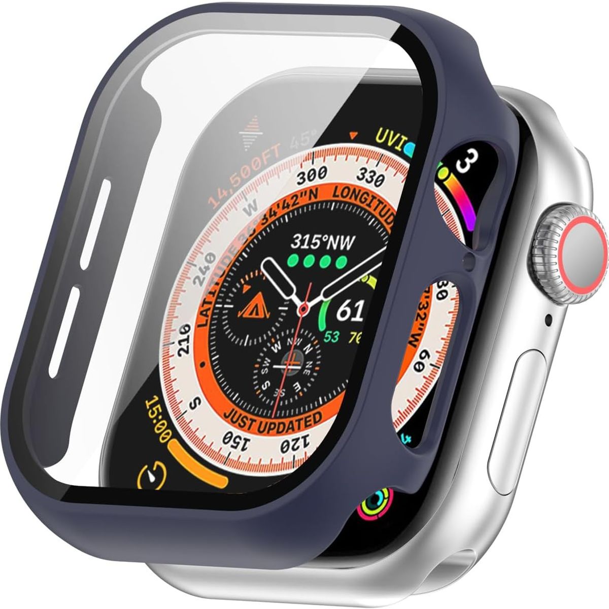 GENERICO - Case Bumper Para Apple Watch Serie 10 De 46mm - Azul