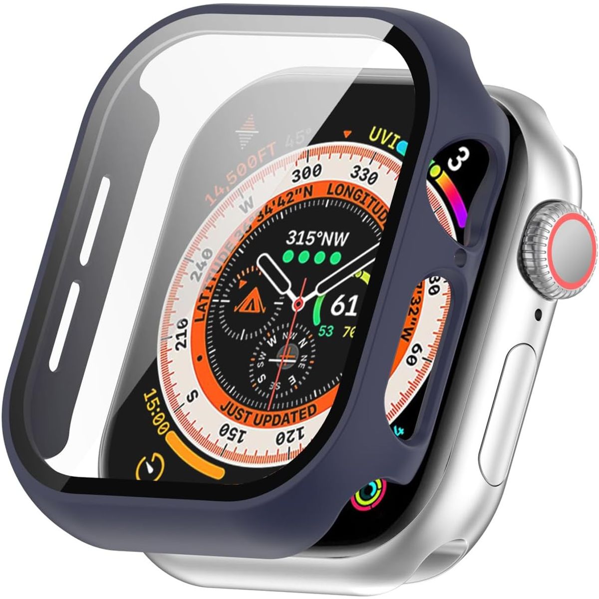 GENERICO - Case Bumper Para Apple Watch Serie 10 De 46mm - Azul