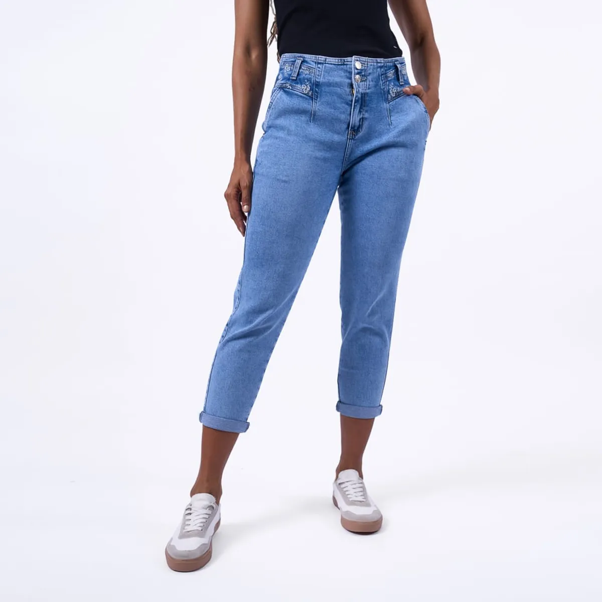 BRONCO - JEAN KP25 ISIS S DENIM STRECH - MOP BLEACH