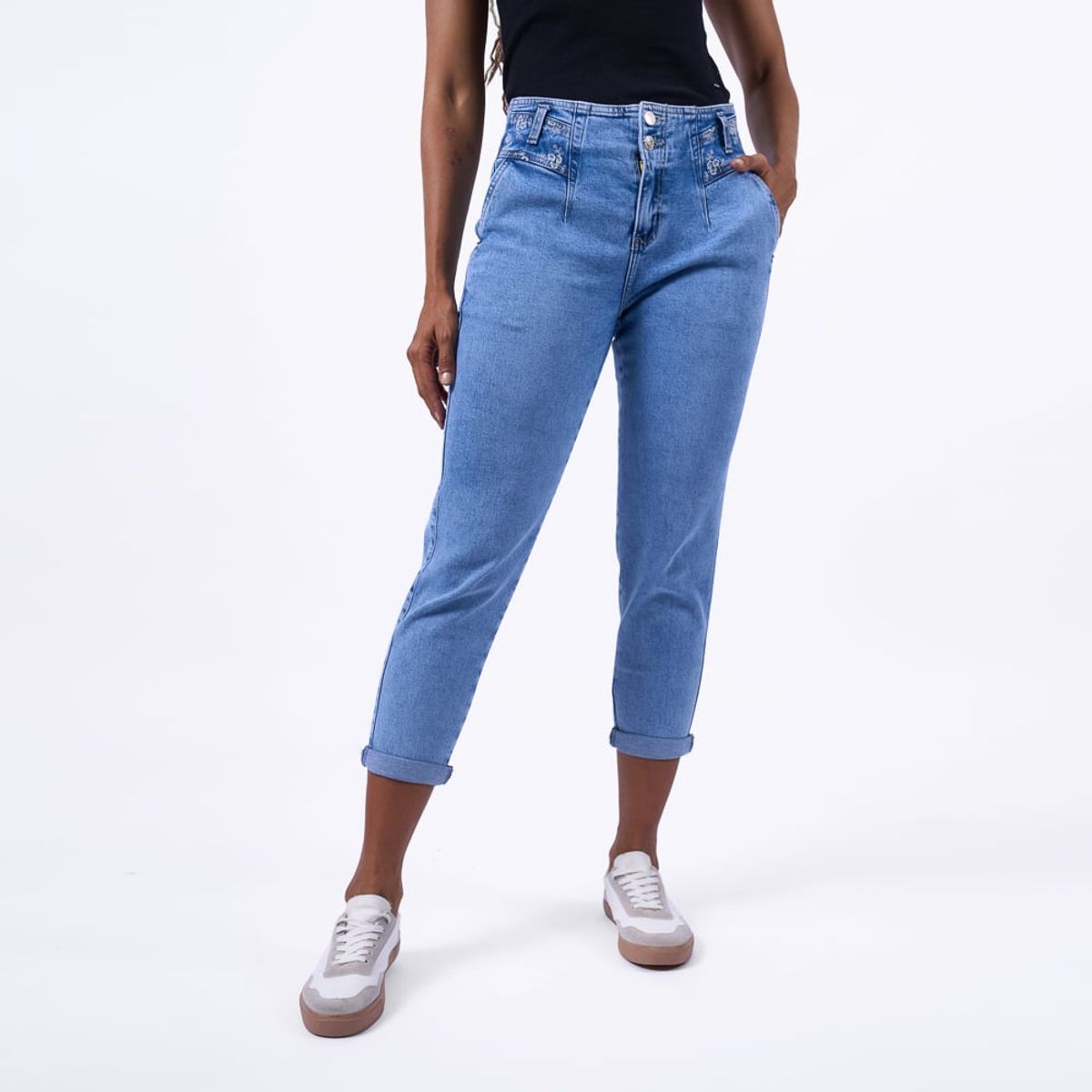 BRONCO - JEAN KP25 ISIS S DENIM STRECH - MOP BLEACH