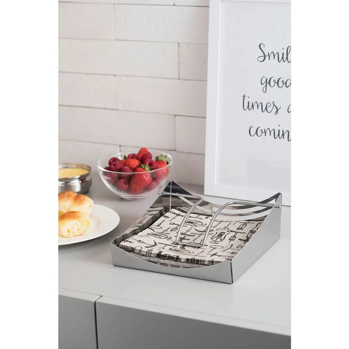 TRAMONTINA - Servilletero Ciclo Acero Inoxidable - Tramontina