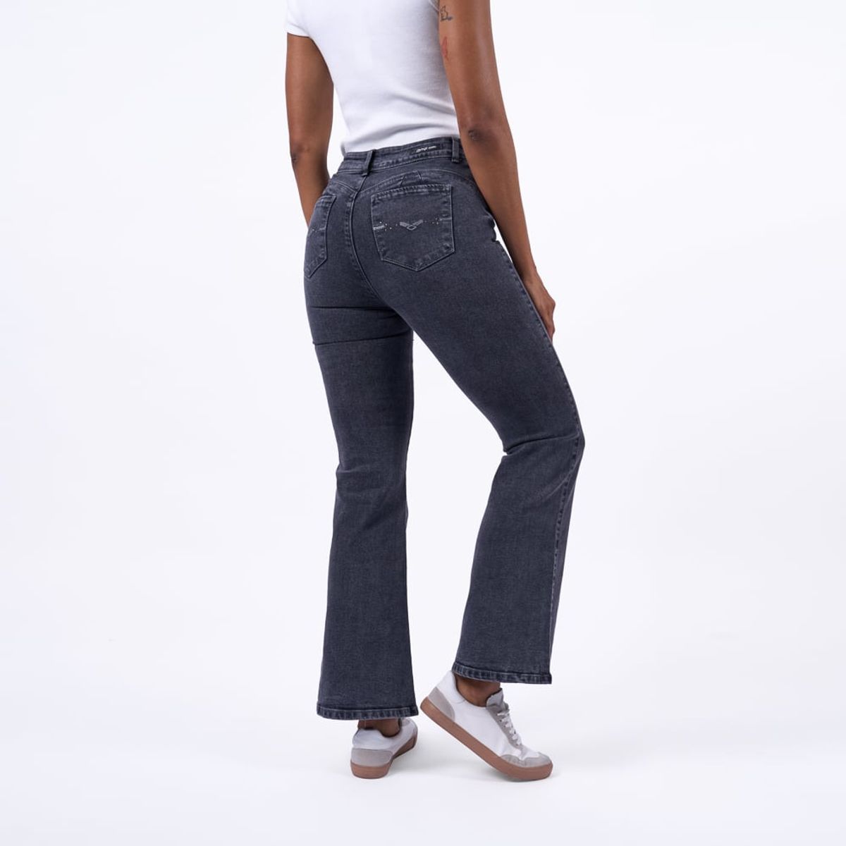 BRONCO - JEAN KP25 PRISCIL F DENIM CONFORT - CARBON