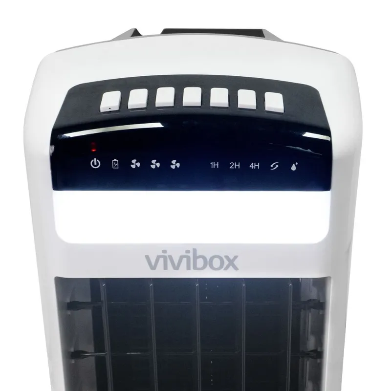 VIVIBOX - Ventilador Torre Aire Acondicionado Frio Inalámbrico Portátil Vivibox