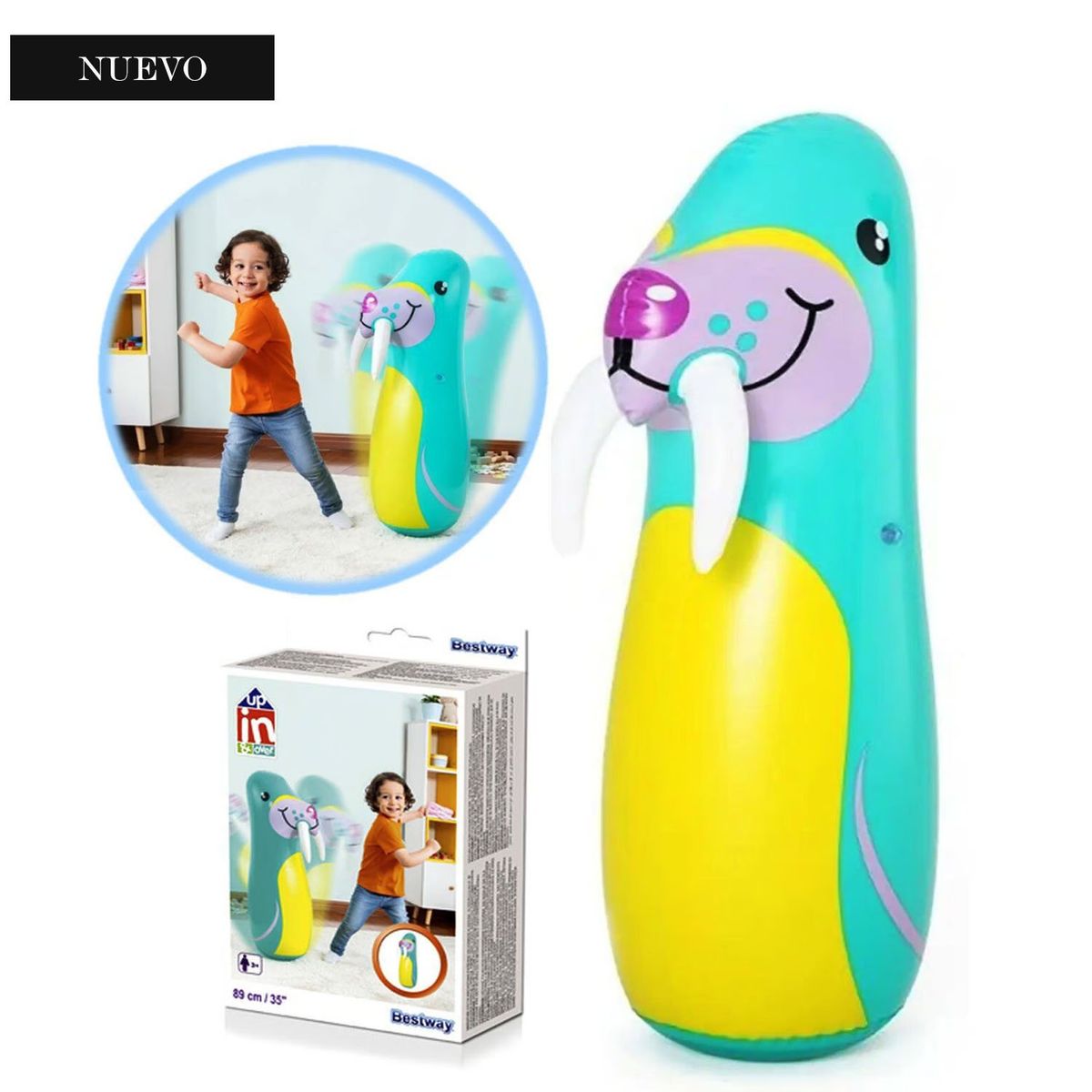 BESTWAY - Porfiado Inflable Foca 89cm