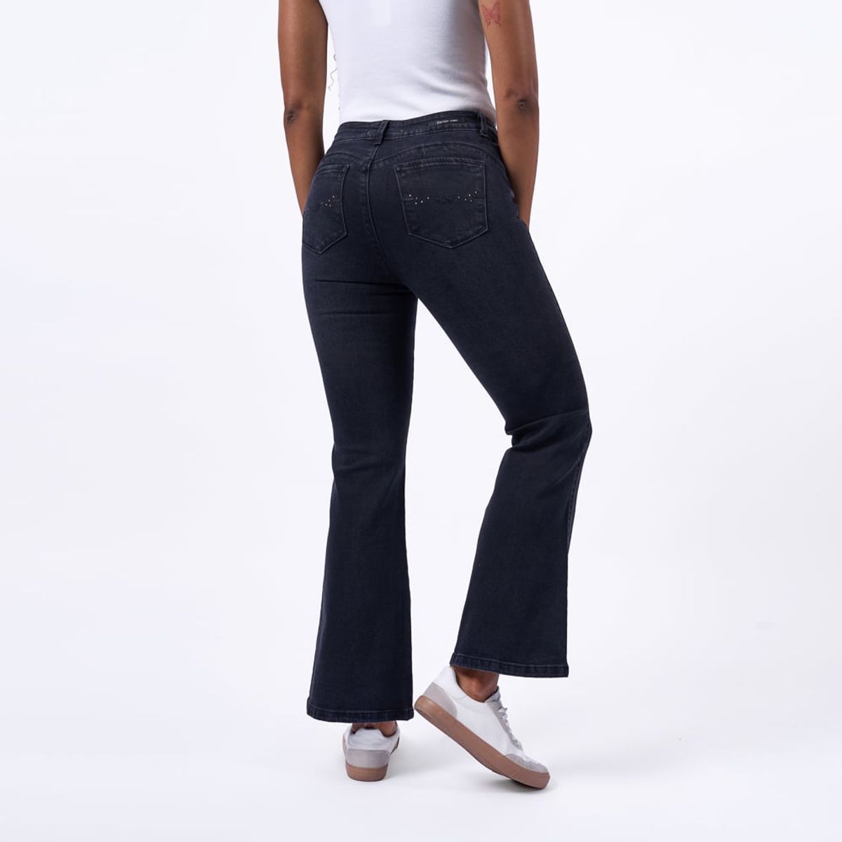 BRONCO - JEAN KP25 PRISCIL F DENIM CONFORT - BLACK