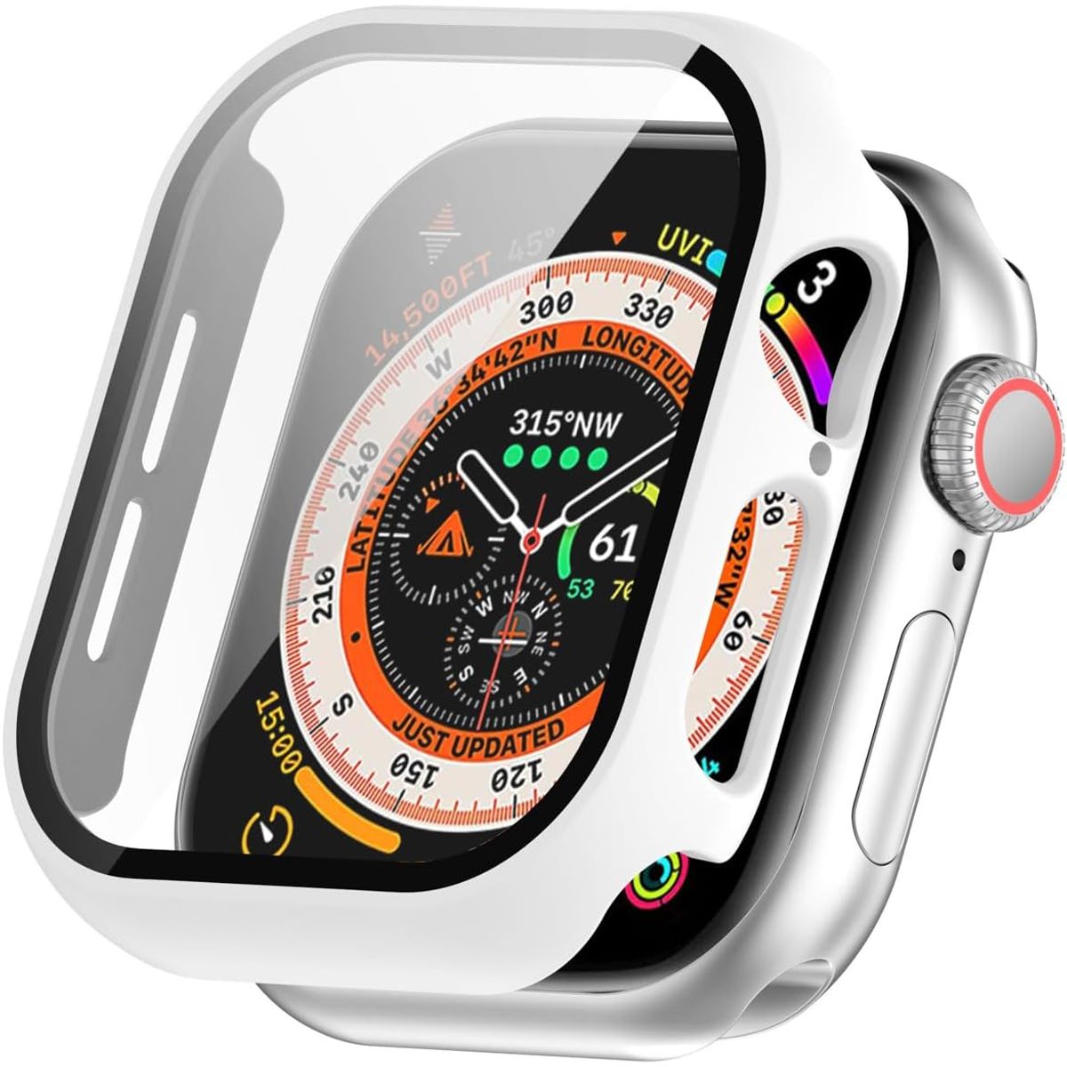 GENERICO - Case Bumper Para Apple Watch Serie 10 De 46mm - Blanco