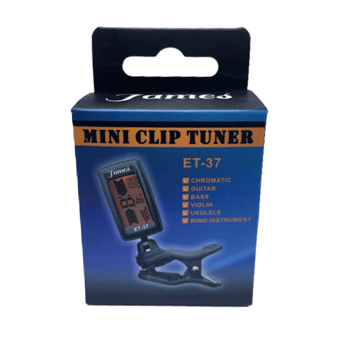 GENERICO - Mini Clip Tuner ET-37 Afinación Precisa en Tus Manos
