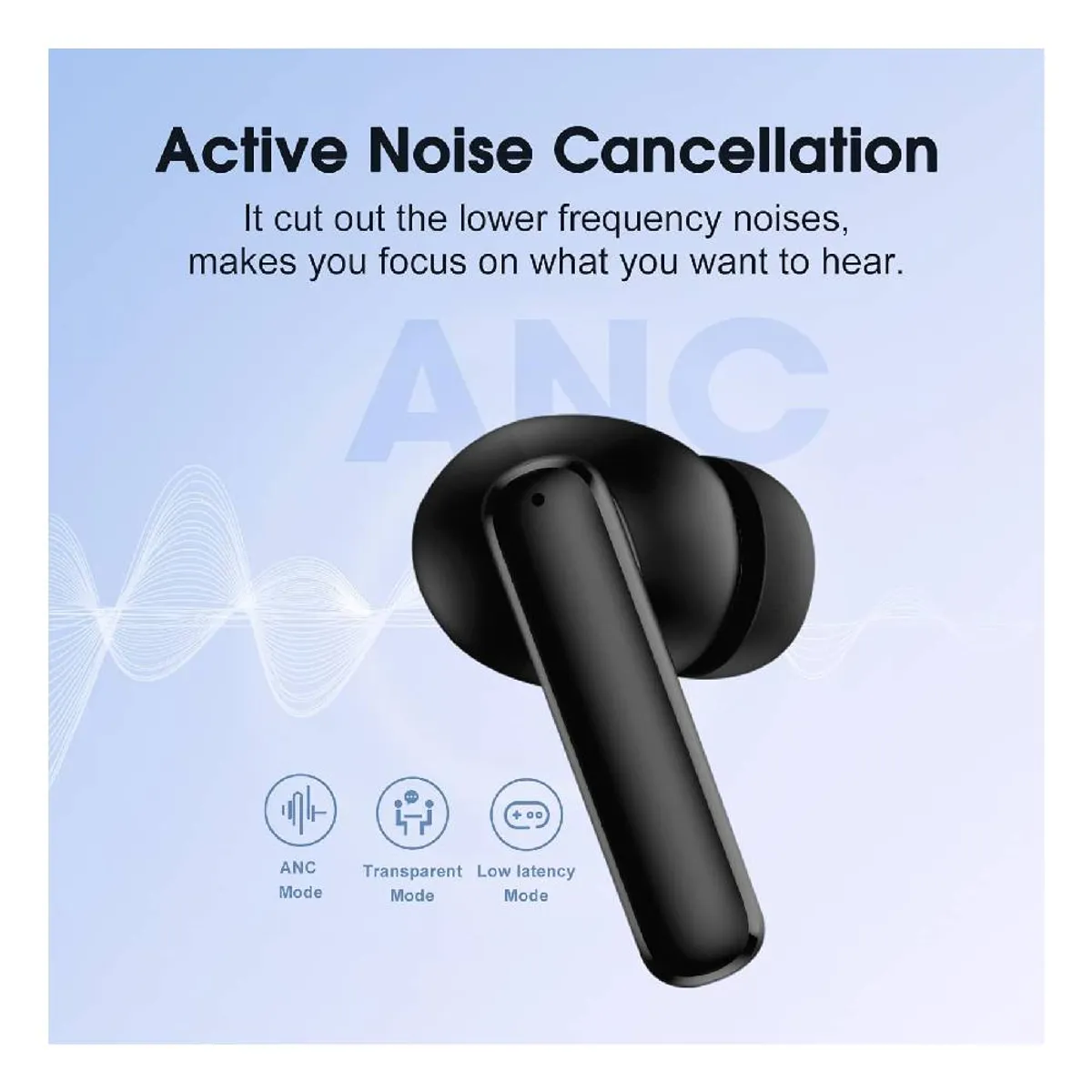 QCY - QCY T13 ANC 2 Auriculares Bluetooth con ANC y Sonido Premium