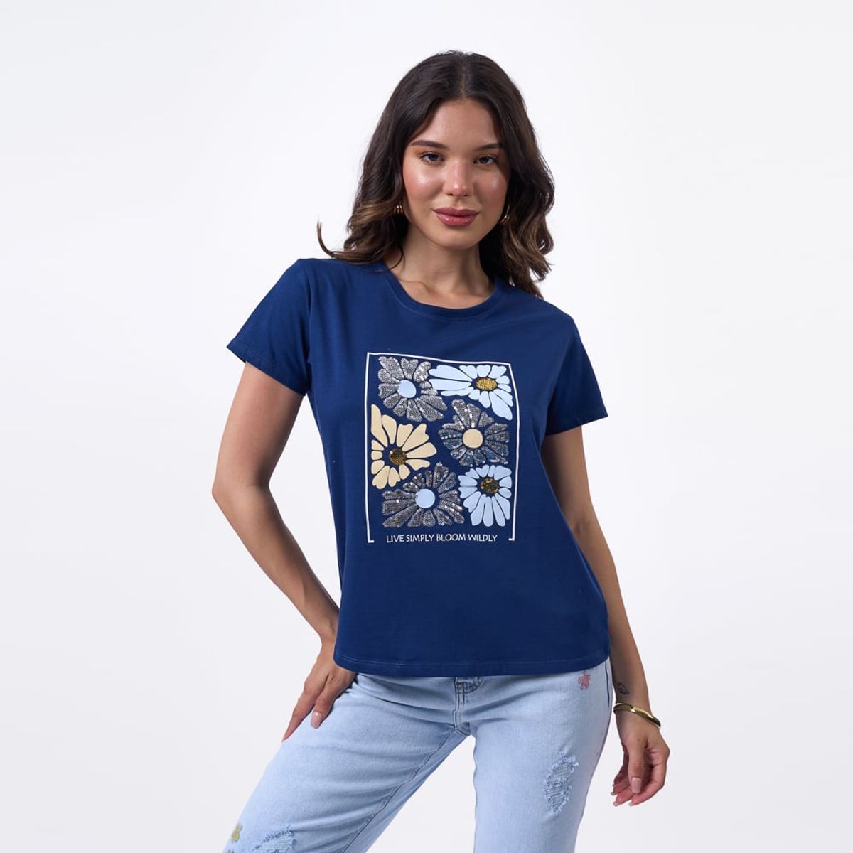 BRONCO - POLO LP25 HIBRIDA JERSEY - AZUL