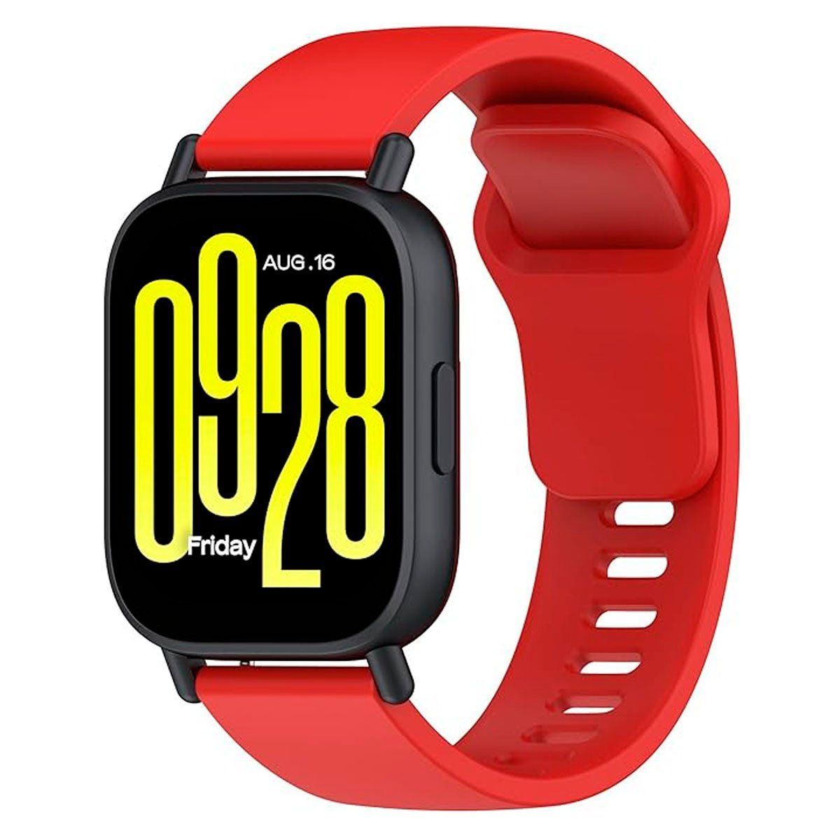 GENERICO - Correa de silicona para Xiaomi Redmi Watch 5 Lite - ROJO