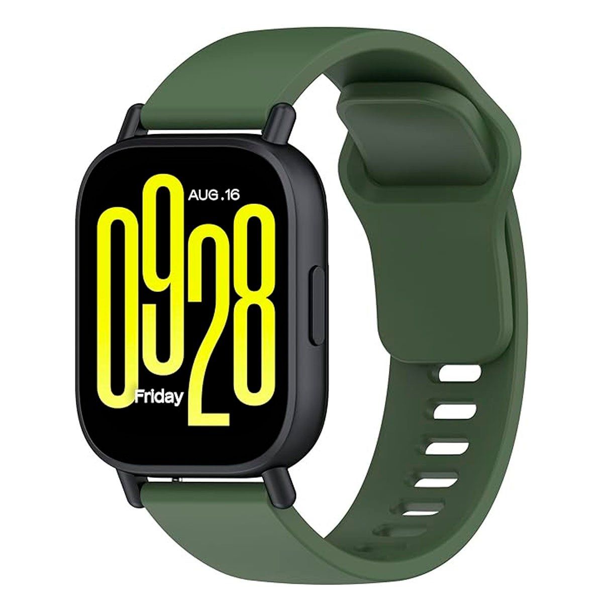 GENERICO - Correa de silicona para Xiaomi Redmi Watch 5 Lite - VERDE MILITAR