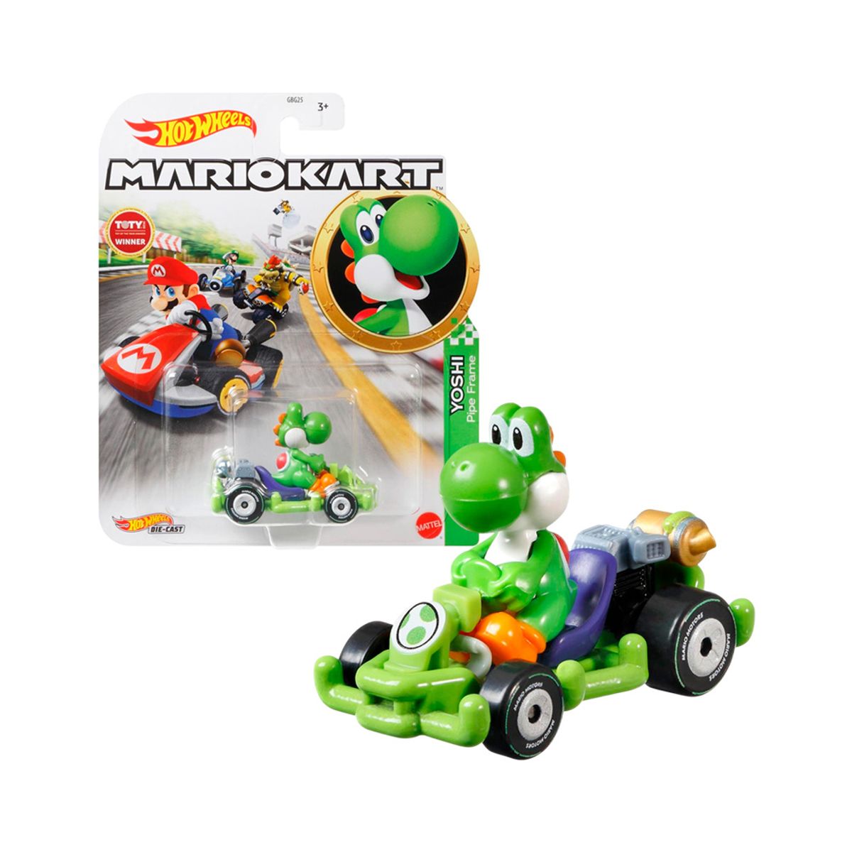 HOT WHEELS - Hot Wheels Mario Kart Yoshi Modelo B