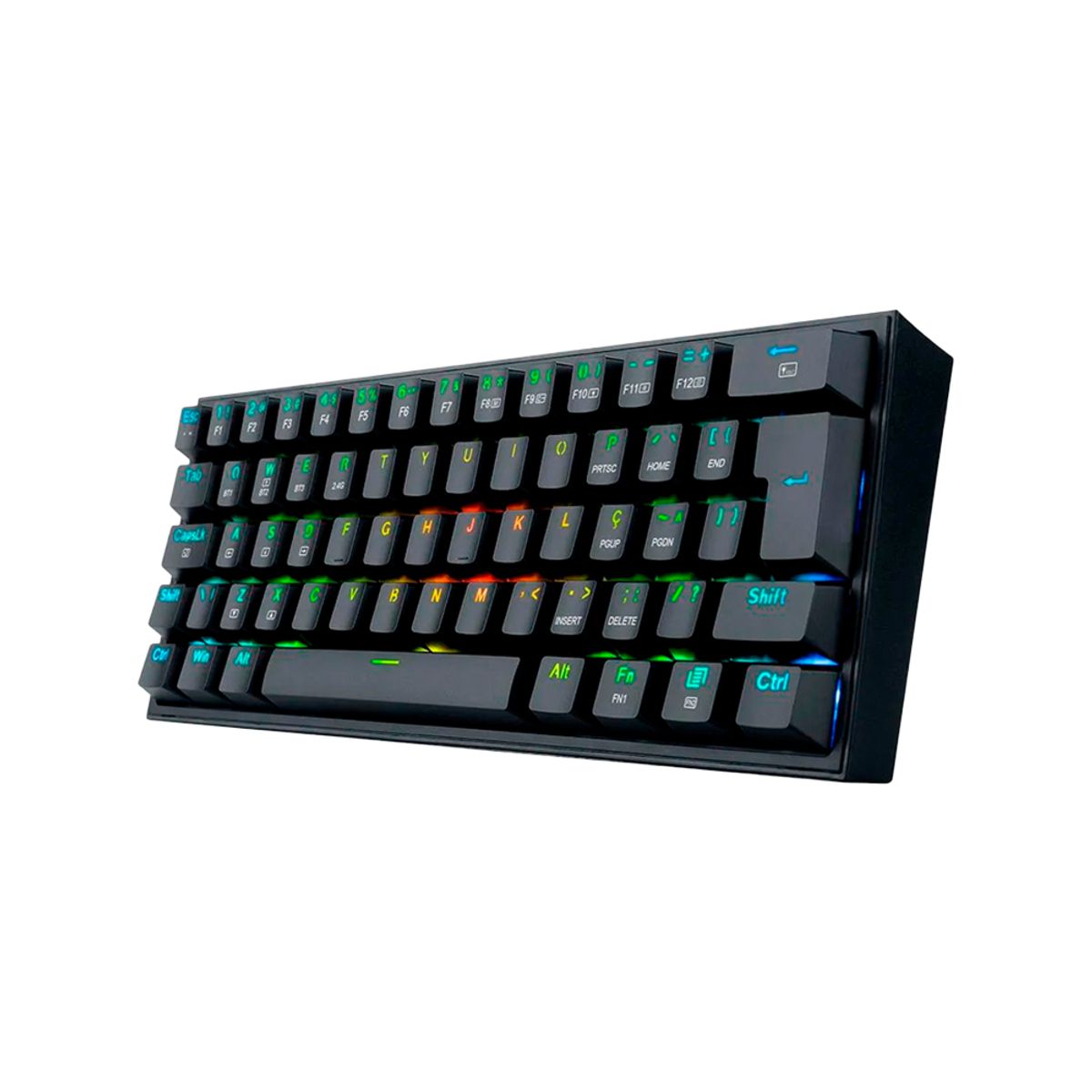 REDRAGON - COMBO REDRAGON S143 TECLADO FIZZ SP + MOUSE M724 NEGRO