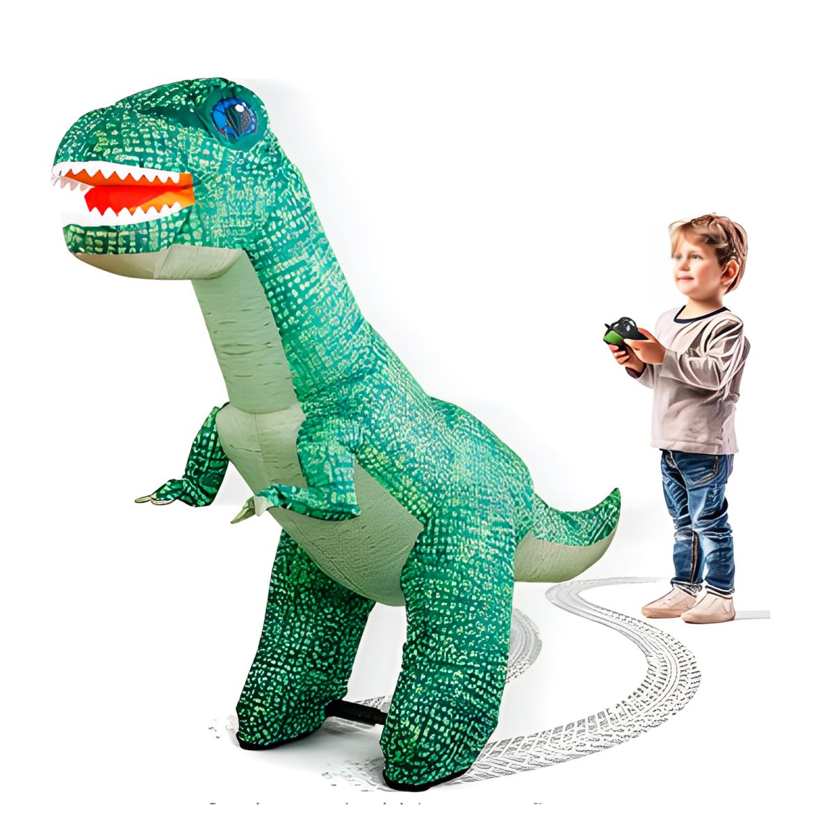 GENERICO - TREX GIGANTE MUSICAL Y LED  CONTROL REMOTO
