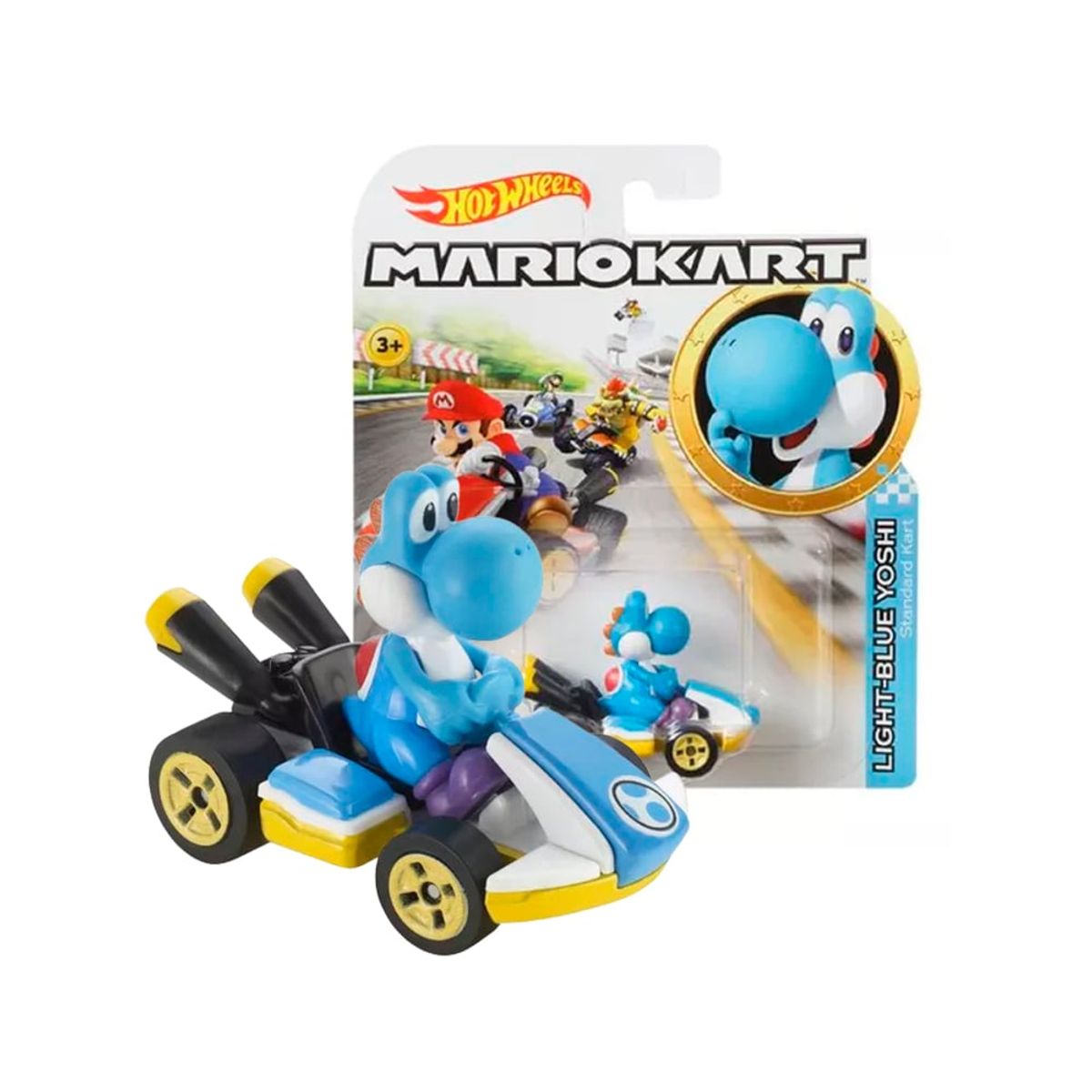 HOT WHEELS - Hot Wheels Mario Kart Yoshi Light Blue