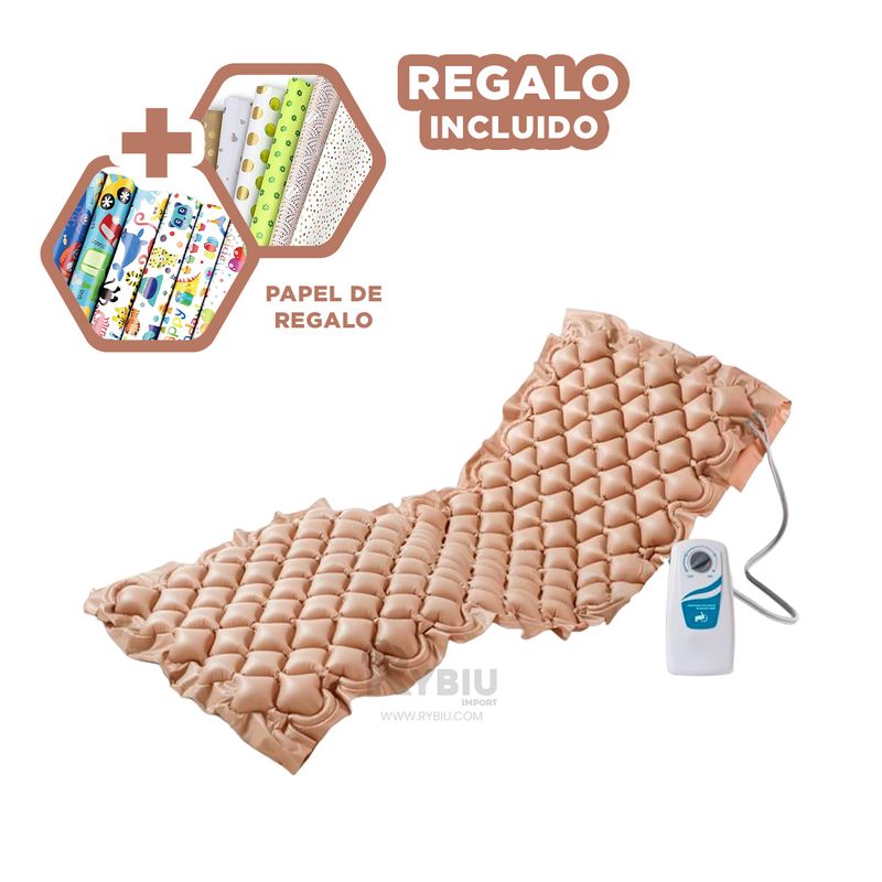 GENERICO - Colchon de Alivio en Tono Beige Y+Papel de Regalo