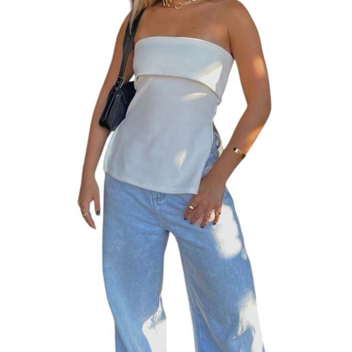 AMA OUTFITTERS - TOP STRAPLESS DE LICRA