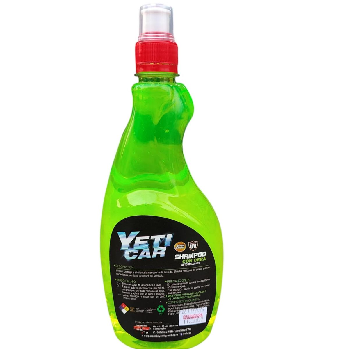 GENERICO - Shampoo Con Cera Para Vehículo 1 Litro