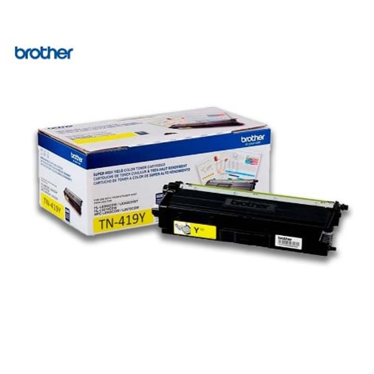 BROTHER - Toner Brother TN-419Y para MFC-L8900CDW, 3000 Paginas - Yellow
