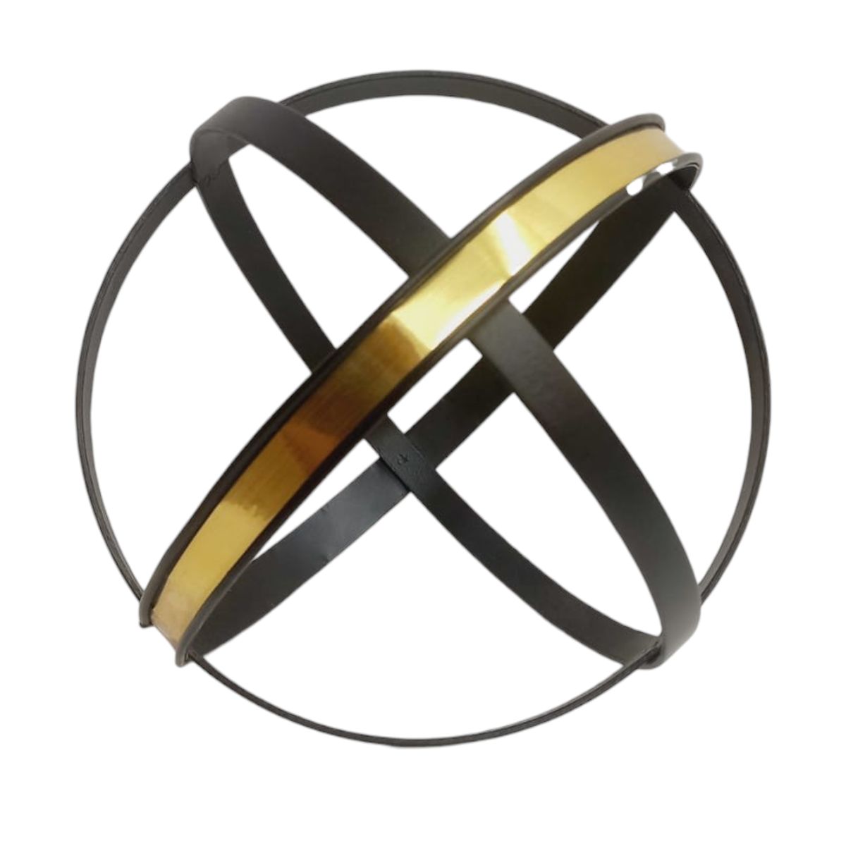 GENERICO - Escultura Geométrica  De Metal  S