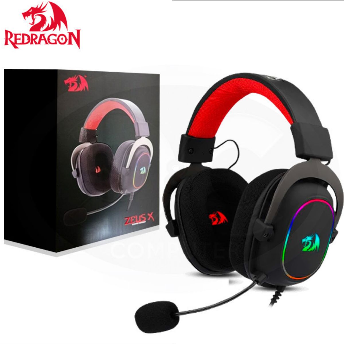 REDRAGON - Audífonos Gamer Redragon Zeus X H510-RGB 7.1 Virtual
