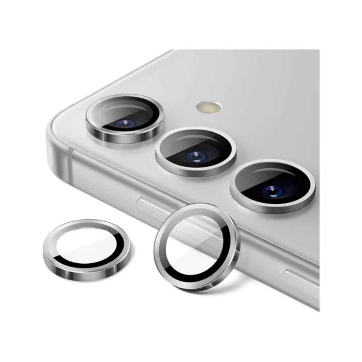 SPACE - MICA DE CAMARA SAMSUNG S24 FE PLATEADO