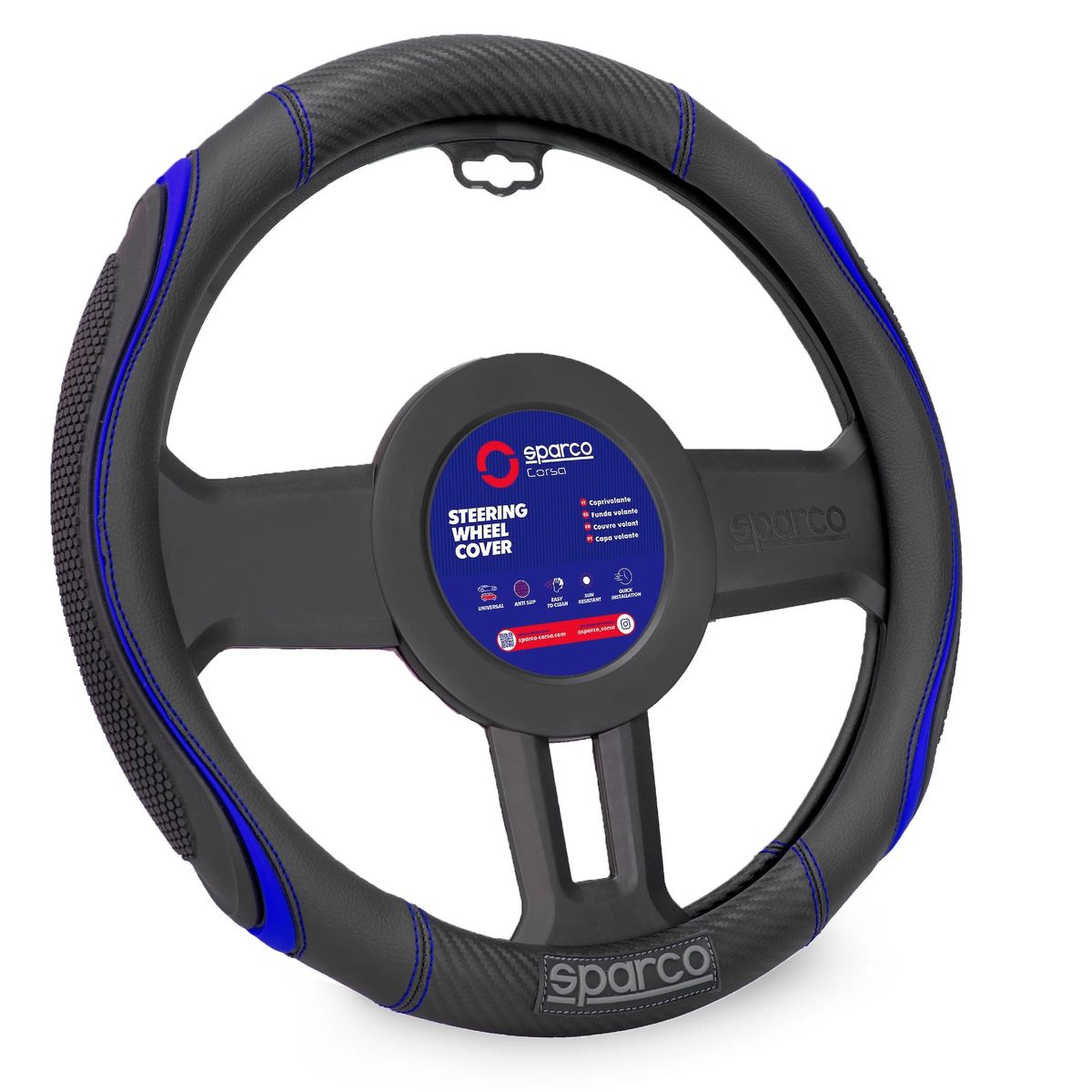 SPARCO - Funda de Timon Sparco azul Sps138