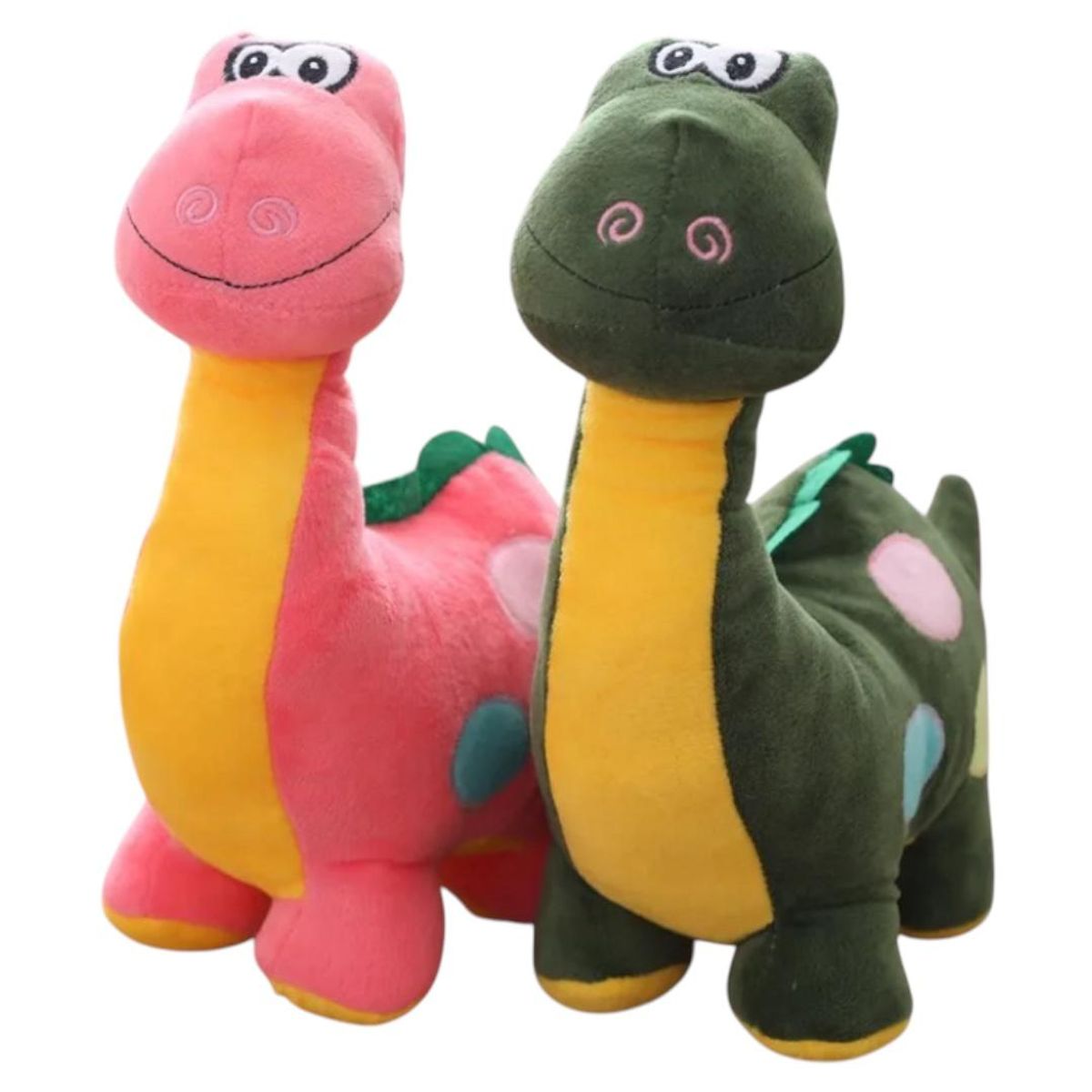 GENERICO - Pack x 2 Peluches de Dinosaurios