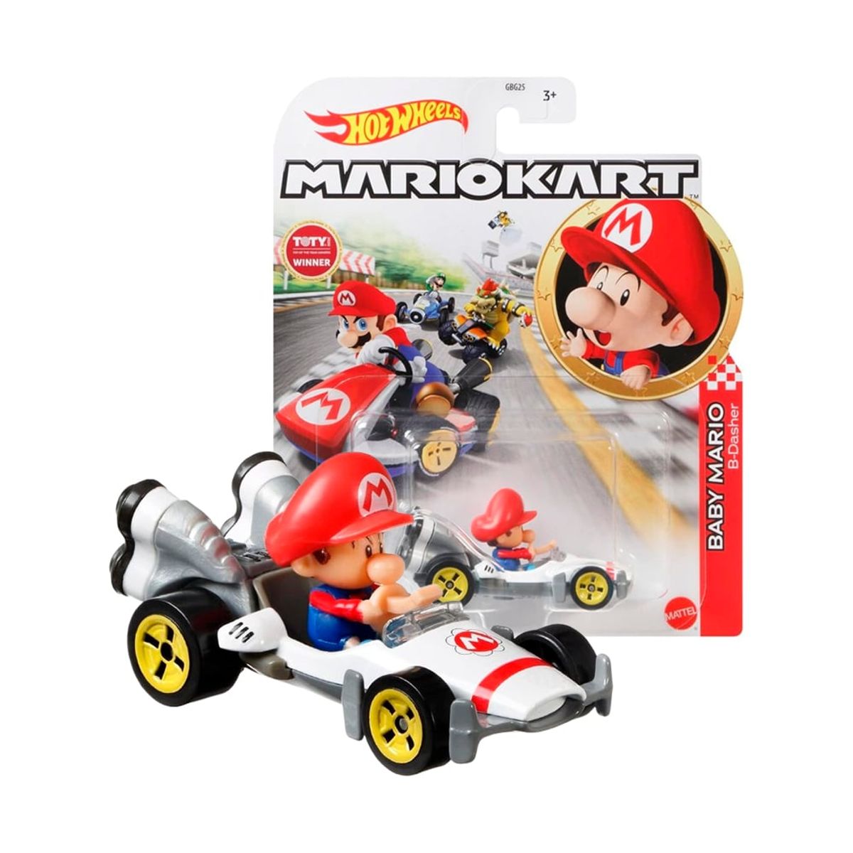 HOT WHEELS - Hot Wheels Mario Kart Baby Mario