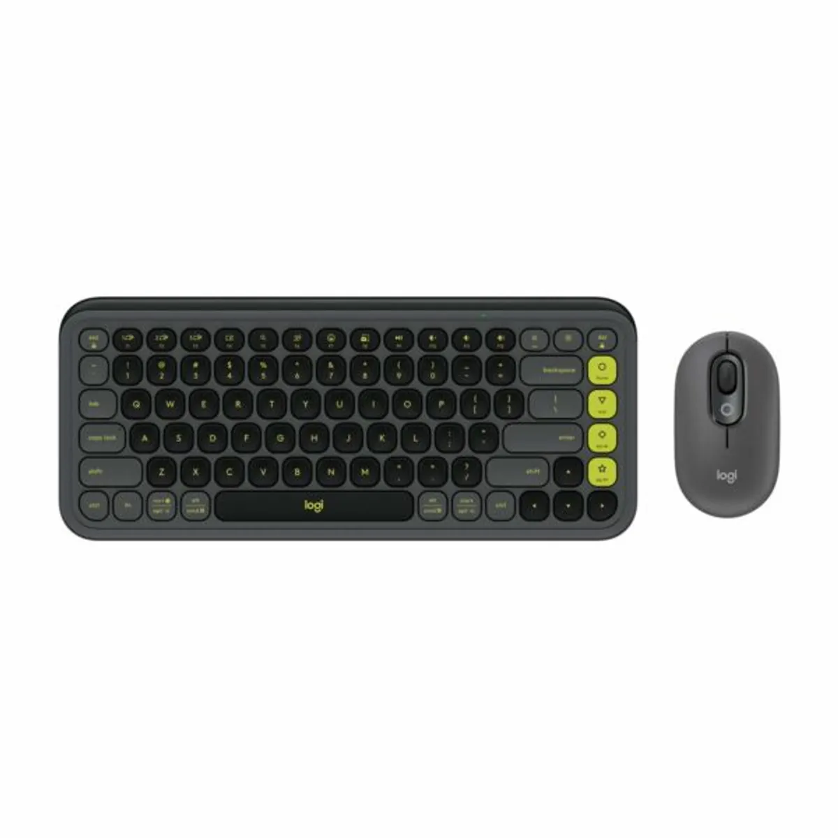 LOGITECH - Teclado y Mouse Logitech Pop Icon Combo  Bluetooth Wireless negro bk