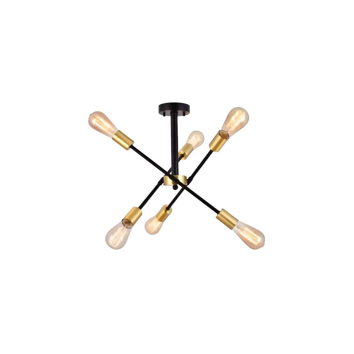 GENERICO - Lámpara Vintage Gótica NegroDorado