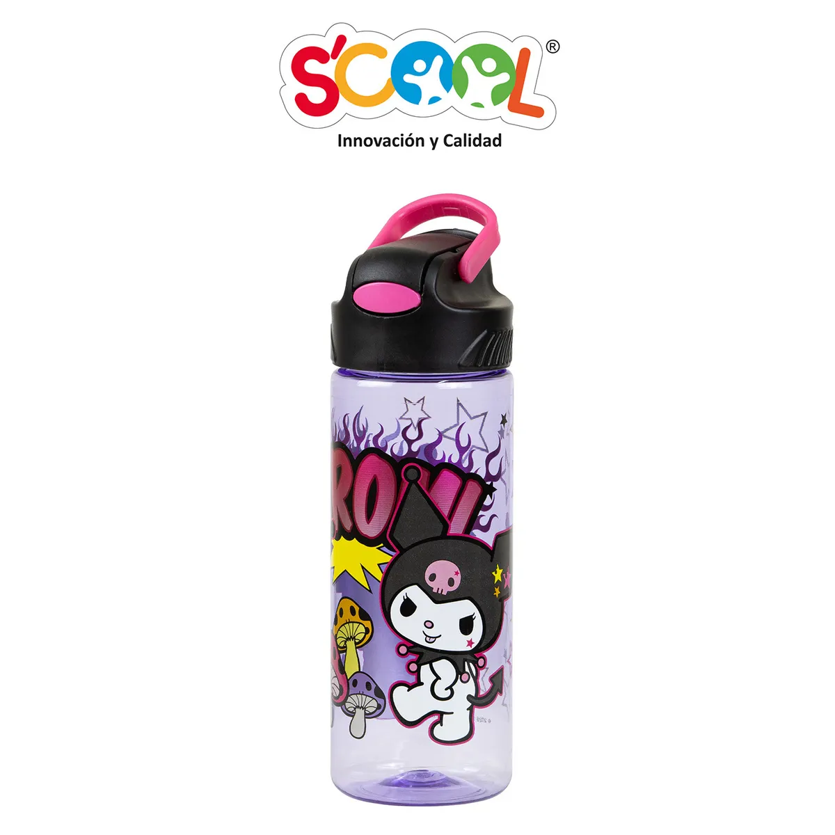 SCOOL - Botella Push 600ml Scool Kuromi