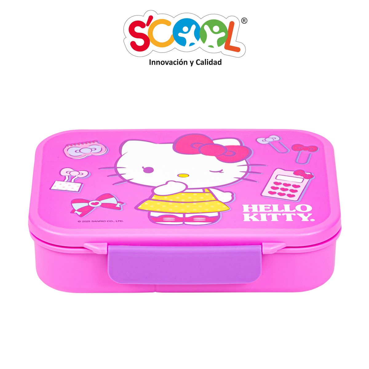 SCOOL - Taper tipo Bento 1Lt Scool Hello Kitty