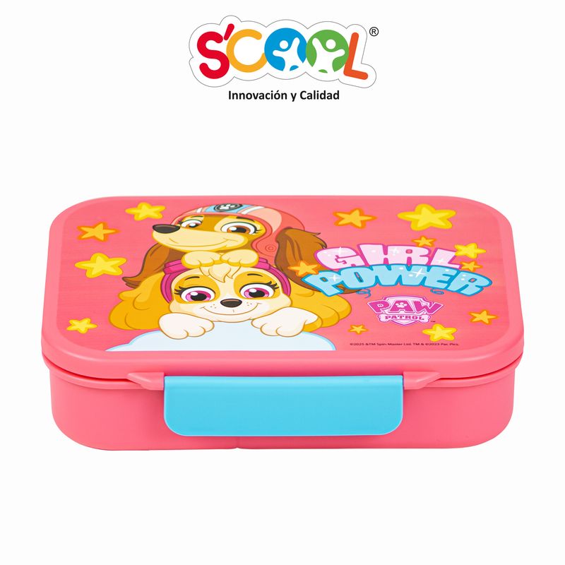 SCOOL - Taper tipo Bento 1Lt Scool Paw Patrol Niña