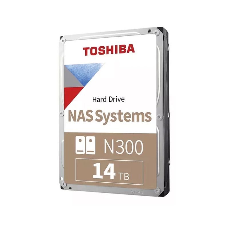 TOSHIBA - Disco Duro Interno 14 TB Toshiba N300 NAS SATA