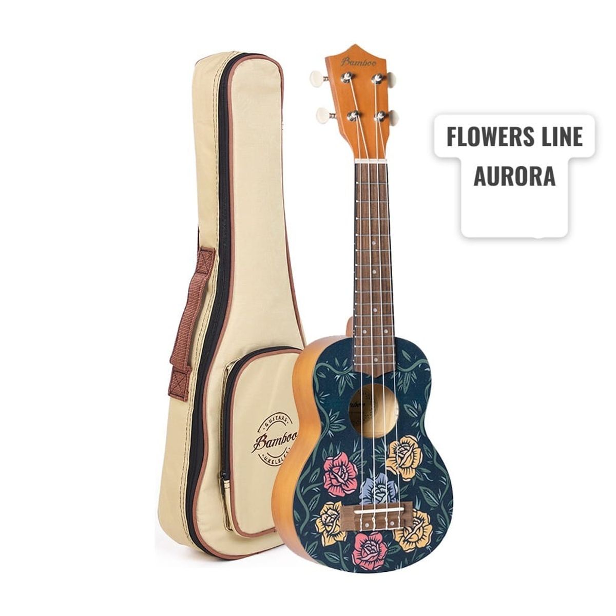 BAMBOO - Ukelele Concierto BAMBOO BU-23AURORA