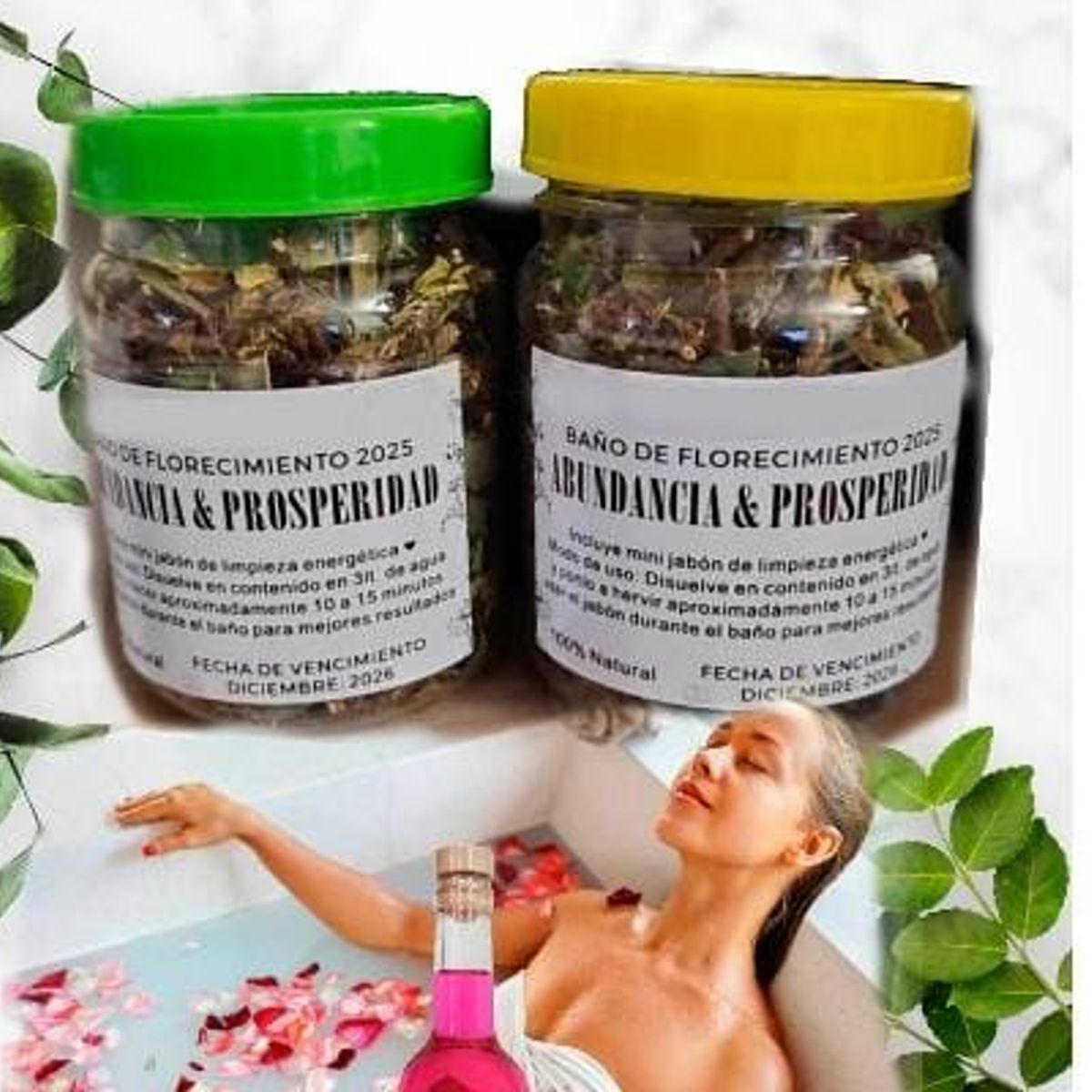 GENERICO - Pack 2 frascos baño florecimiento