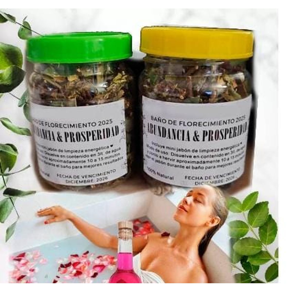 GENERICO - Pack 2 frascos baño florecimiento