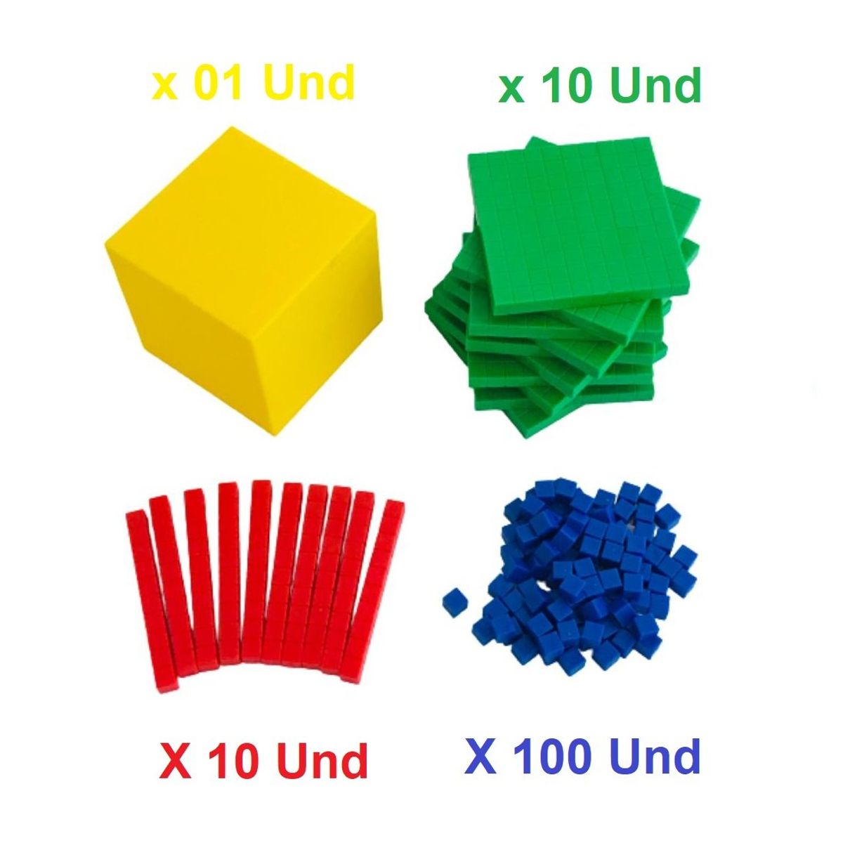 GENERICO - Multibase Base 10 de 121 piezas